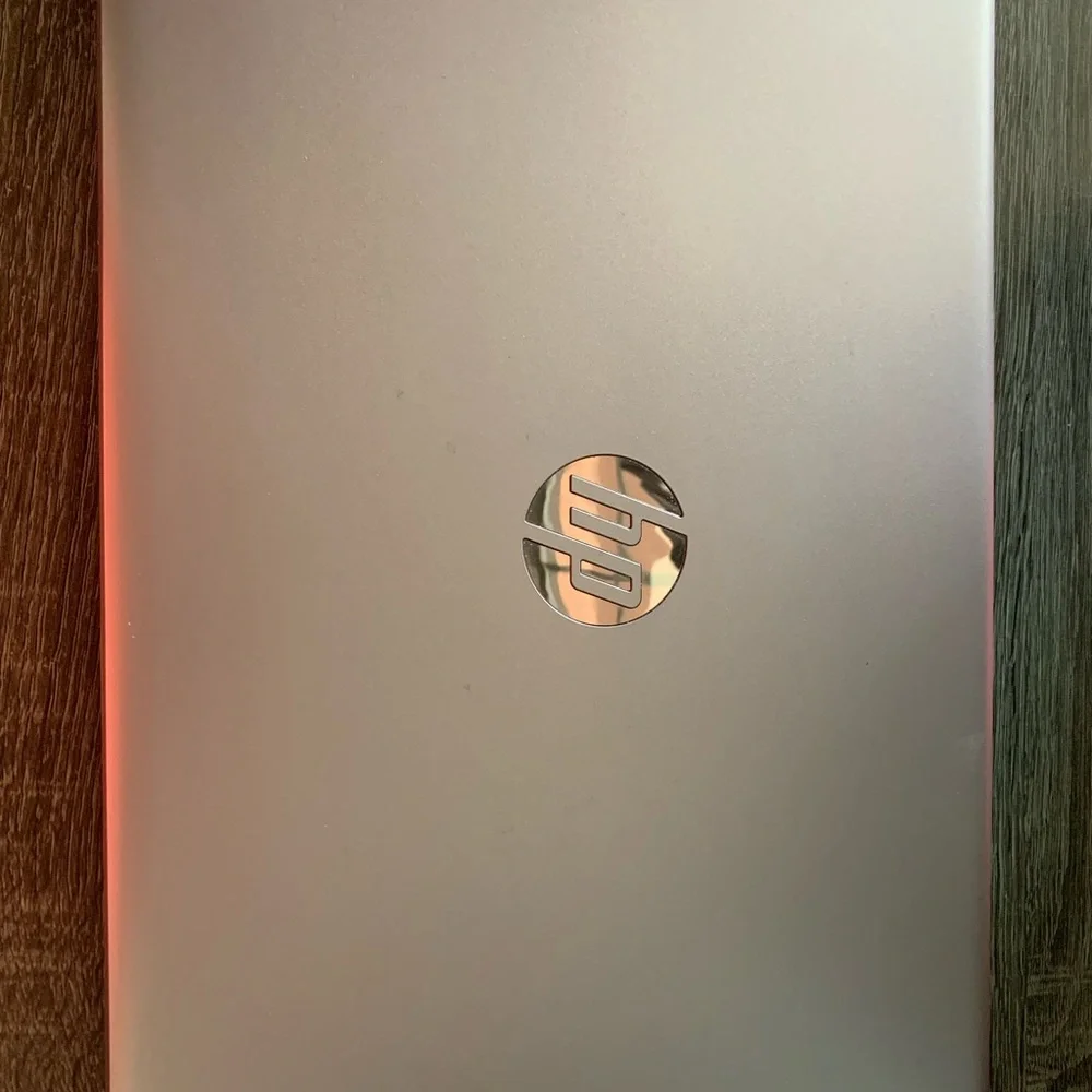 Hp rose gold laptop